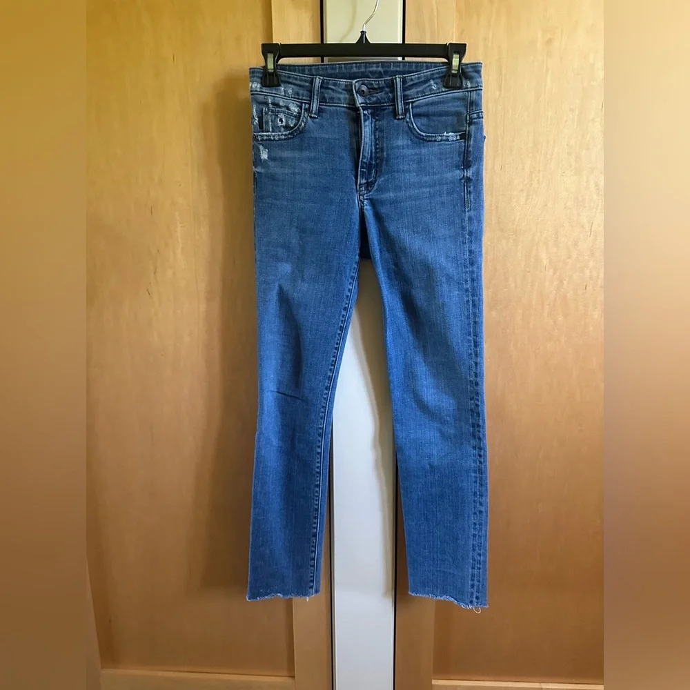 Helmut Lang Ankle Skinny Jeans, Medium Wash, Mid-Rise, 25, Excellent Condition! - Picture 4 of 10